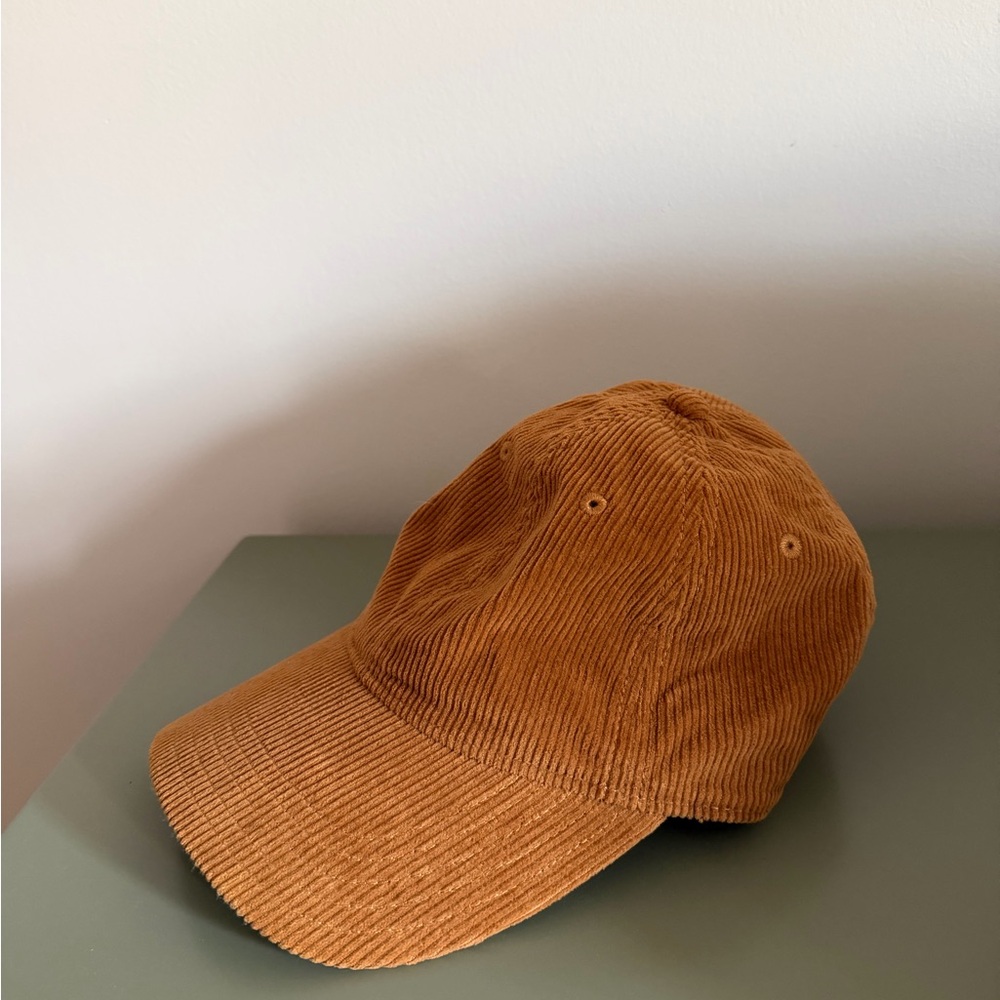 Madewell Corduroy Brown Baseball Hat Cap